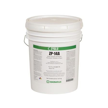 Magnaflux , Water Soluble Developer, ZP-14A, 20 lb 01-3381-75